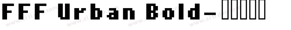 FFF Urban Bold字体转换